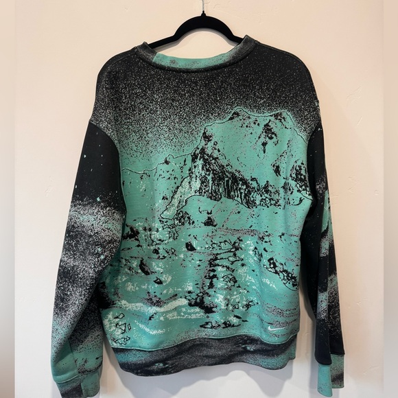 ACG NIKE Green and Black Graphic Men's Sweater MEDIUM - Picture 8 of 10